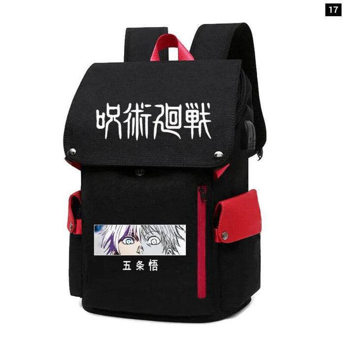 Jujutsu Kaisen Anime Backpack for Students Large Capacity