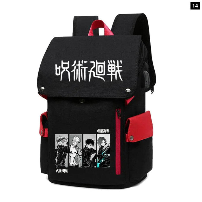 Jujutsu Kaisen Anime Backpack for Students Large Capacity