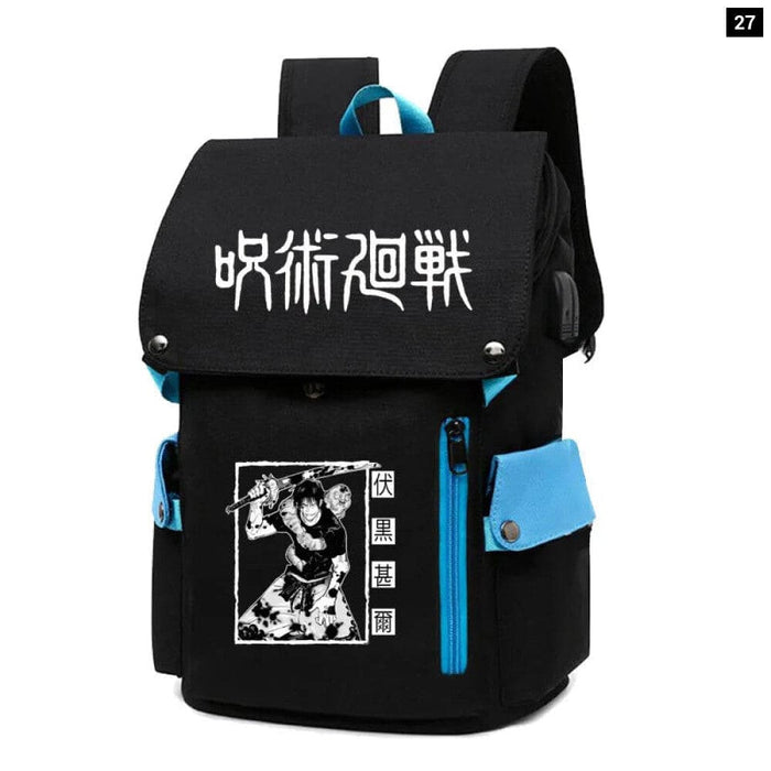 Jujutsu Kaisen Anime Backpack for Students Large Capacity