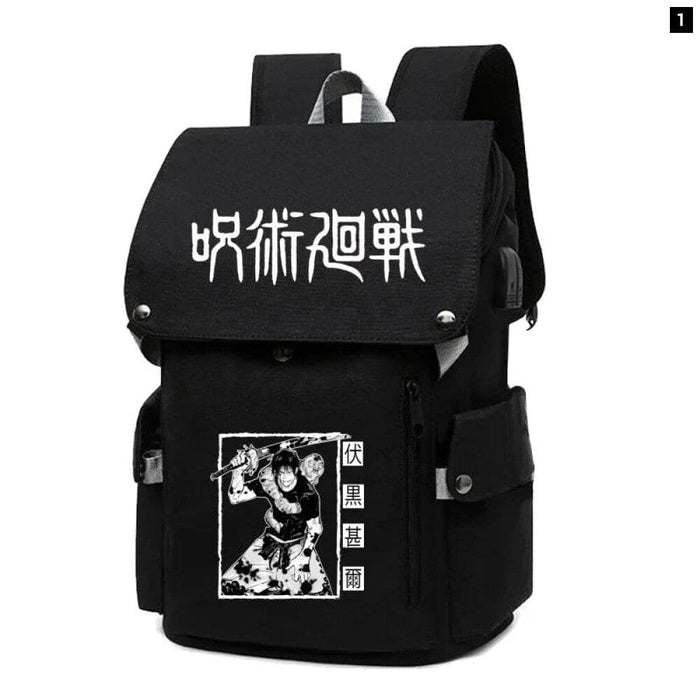 Jujutsu Kaisen Anime Backpack for Students Large Capacity