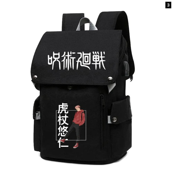 Jujutsu Kaisen Anime Backpack for Students Large Capacity