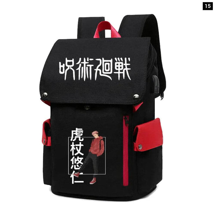 Jujutsu Kaisen Anime Backpack for Students Large Capacity