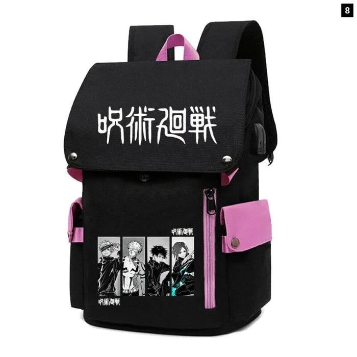 Jujutsu Kaisen Anime Backpack for Students Large Capacity