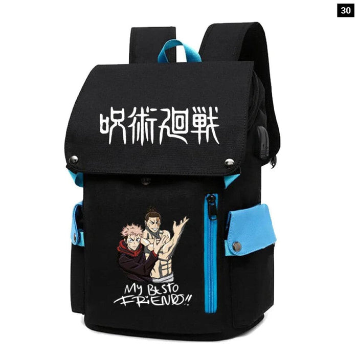Jujutsu Kaisen Anime Backpack for Students Large Capacity