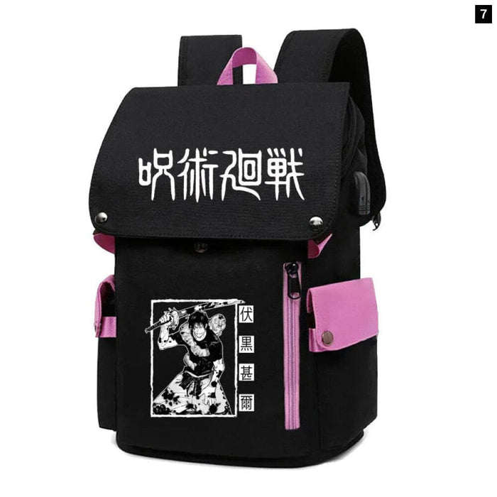 Jujutsu Kaisen Anime Backpack for Students Large Capacity
