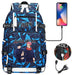 Jujutsu Kaisen Backpack Multifunction Usb Charging Bag