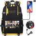 Jujutsu Kaisen Backpack Multifunction Usb Charging Bag