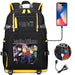 Jujutsu Kaisen Backpack Multifunction Usb Charging Bag