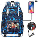 Jujutsu Kaisen Backpack Multifunction Usb Charging Bag