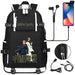 Jujutsu Kaisen Backpack Multifunction Usb Charging Bag