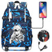 Jujutsu Kaisen Backpack Multifunction Usb Charging Bag