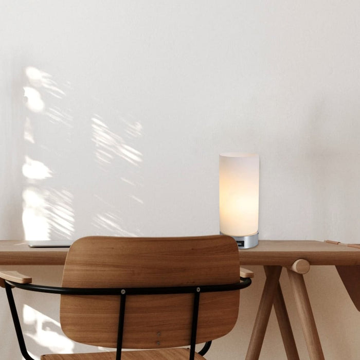 Julie Cylinder Touch Lamp with Usb Port