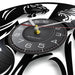 Jungle Panther Vinyl Record Wall Clock