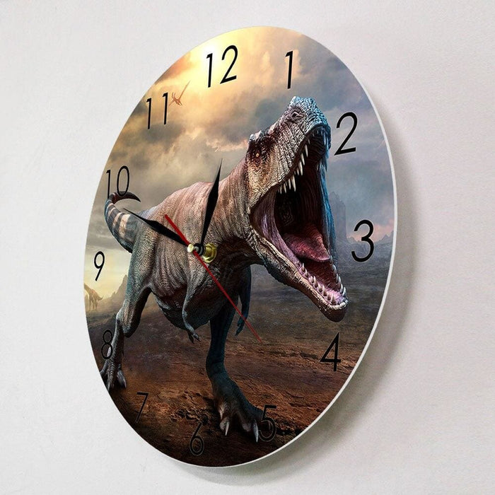 Jurassic King T - rex Tyrannosaurus Wall Clock Roaring