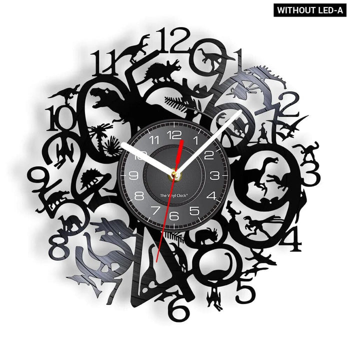 Jurassic t Rex Vinyl Record Wall Clock