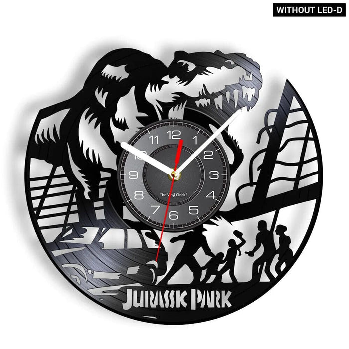 Jurassic t Rex Vinyl Record Wall Clock