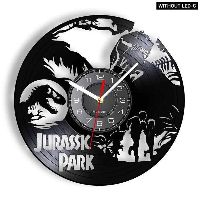 Jurassic t Rex Vinyl Record Wall Clock
