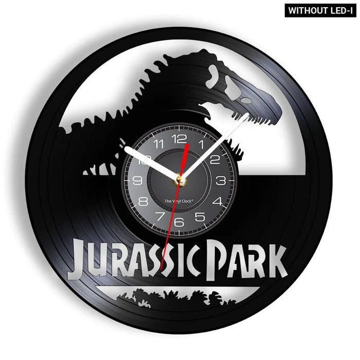 Jurassic t Rex Vinyl Record Wall Clock