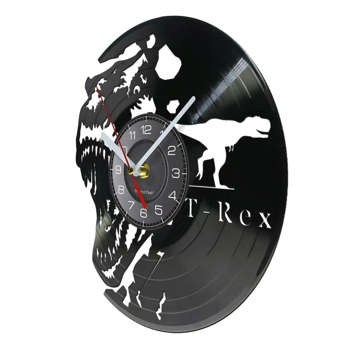 Jurassic t Rex Vinyl Record Wall Clock