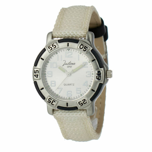 Justina 32555b Ladies Quartz Watch Silver 34mm