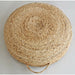 Jute Hand Braided Natural Floor Pallet Cushion 60 x 20 Cm