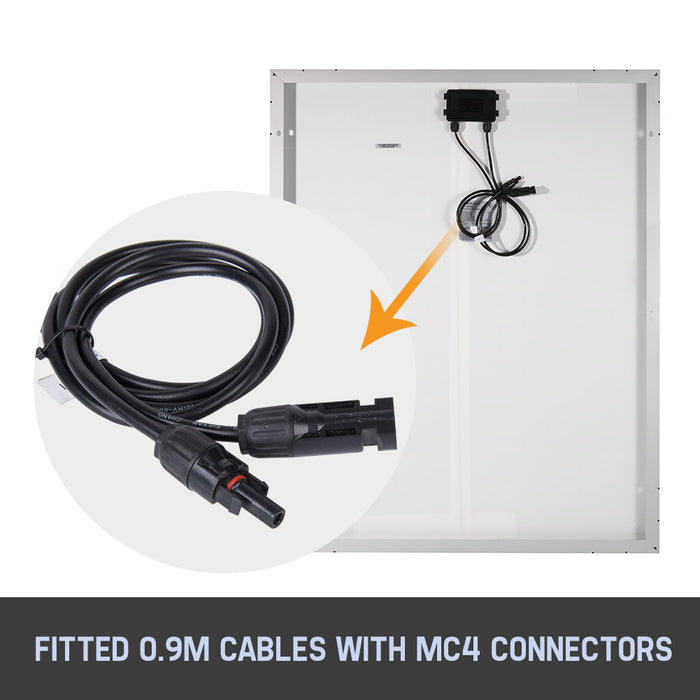 350W Fixed Solar Panel Mono Cell With 20A 12V 24V Pwm Regulator Usb