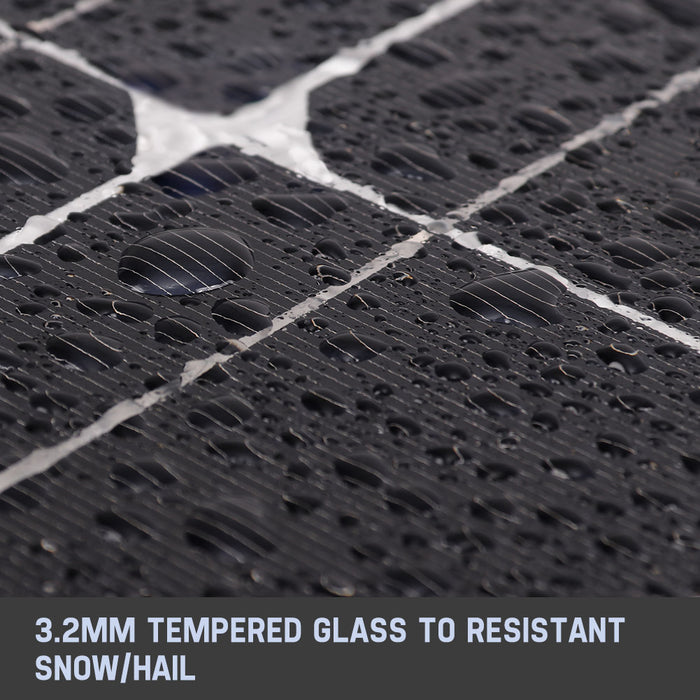 250W Solar Panel Mono Cell With 20A 12V 24V Pwm Regulator Dual Usb