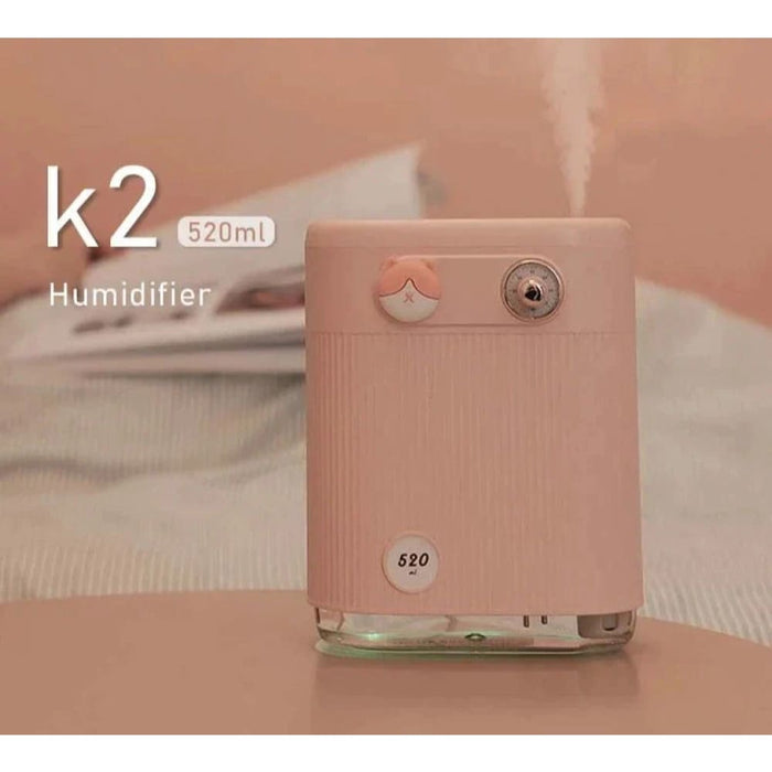 K2 520ml Portable Ultrasonic Humidifier With Aromatherapy