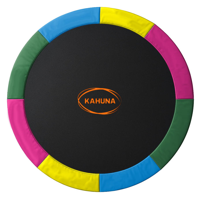 14Ft Replacement Trampoline Safety Pad Cover And Jumping Spring Mat - Rainbow
