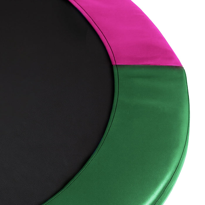 14Ft Replacement Trampoline Safety Pad Cover And Jumping Spring Mat - Rainbow