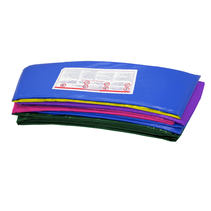 14Ft Replacement Trampoline Safety Pad Cover And Jumping Spring Mat - Rainbow
