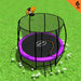 Kahuna Classic 6ft Trampoline With Basketball Set - Purple