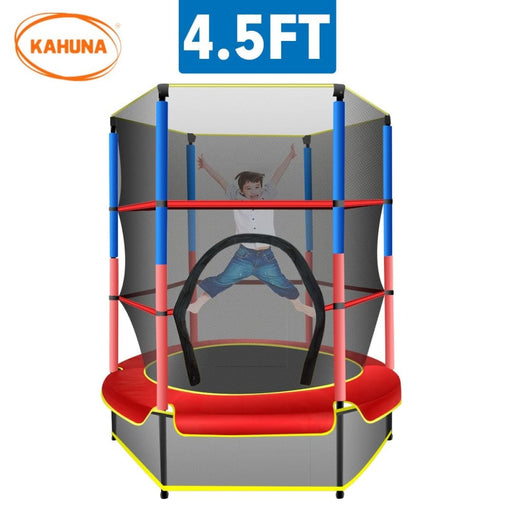 Kahuna Mini 4.5 Ft Trampoline - Red Blue