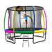 Kahuna Trampoline 16ft With Basketball Set - Rainbow