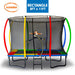 Kahuna Trampoline 8 Ft x 11 Outdoor Rectangular Rainbow
