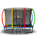 Kahuna Trampoline 8 Ft x 11 Outdoor Rectangular Rainbow