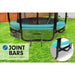 Kahuna Trampoline 8 Ft With Roof - Green
