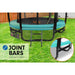 Kahuna Trampoline 8 Ft with Roof - Green