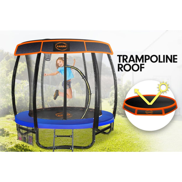 Kahuna Trampoline 6ft With Roof - Blue