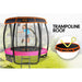Kahuna Trampoline 6ft With Roof - Pink