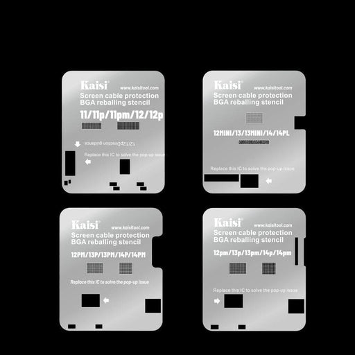 Kaisi Lcd Screen Ic Bga Reballing Stencil For Iphone