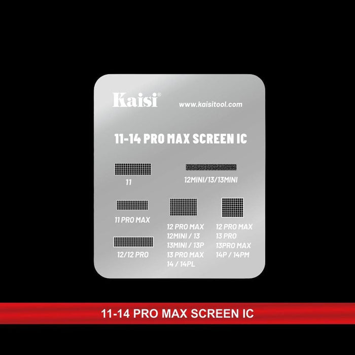 Kaisi Lcd Screen Ic Bga Reballing Stencil For Iphone
