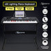 Karrera 61 Keys Electronic Led Keyboard Piano with Stand