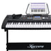 Karrera 61 Keys Electronic Led Keyboard Piano with Stand