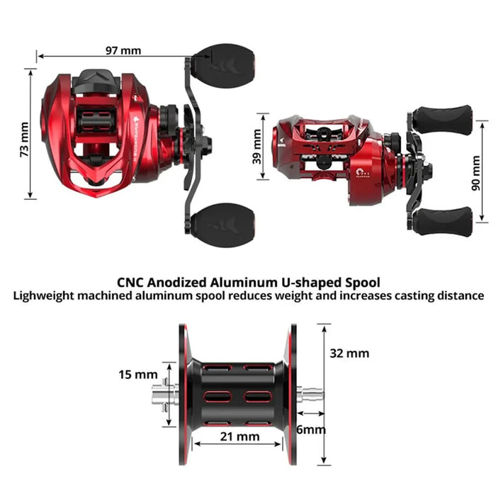Kastking Spartacus Baitcasting Reel