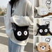 Kawaii Cartoon Plush Shoulder Bag For Women