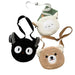 Kawaii Cartoon Plush Shoulder Bag For Women