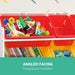Keezi 12 Plastic Bins Kids Toy Organiser Box Bookshelf