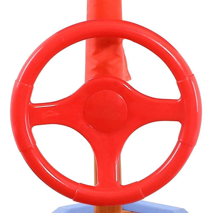 Keezi Boat - shaped Sand Pit With a Steering Wheel For 3