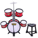 Goslash Picks Keezi Kids 7 Drum Set Junior Drums Kit